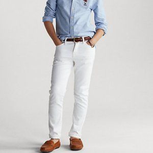 Polo Ralph Lauren | Boys Sullivan Slim Stretch Jean White Size 16 NWT